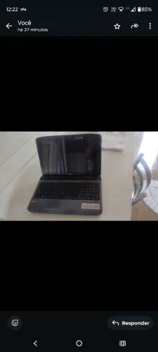 Vendo notebook pra peças