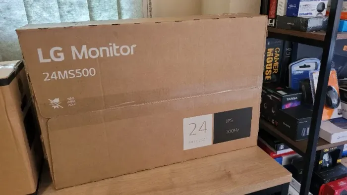 Monitor novo, lacrado, LG 24, Ips, Full Hd, 100hz, com garantia!