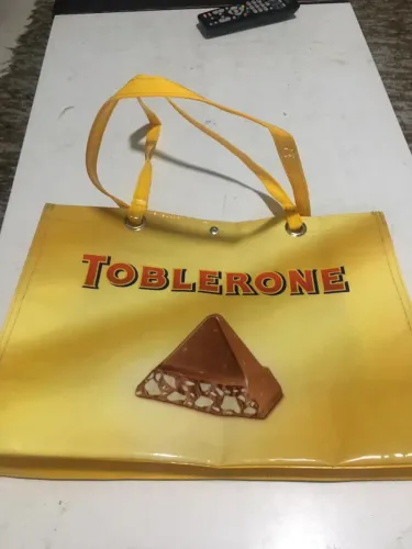 Bolsa Toblerone importada promocional nova