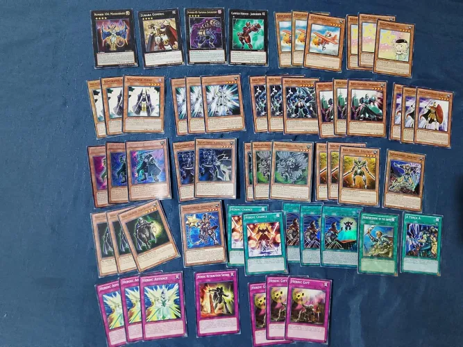 Yugioh!!! Deck Heroic Challenger Com 55 Cartas