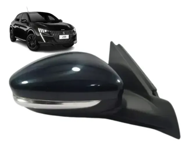 Retrovisor Peugeot 208 2021 2022 2023 Elétrico Direito (Usado)