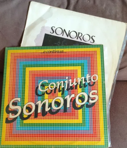 Conjunto Sonoros - Lote com 2 Discos De Vinil Evangélico - relíquia