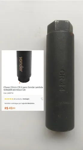 Chave 22mm sonda lambda CR44