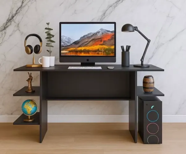 Mesa e cadeira de escritório 