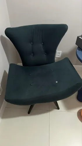 2 Poltronas em azul escuro