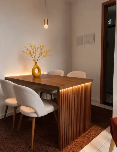 Mesa Moderna para apartamento 