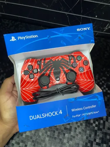 CONTROLE PS4 SEM FIO SPIDER - MAN
