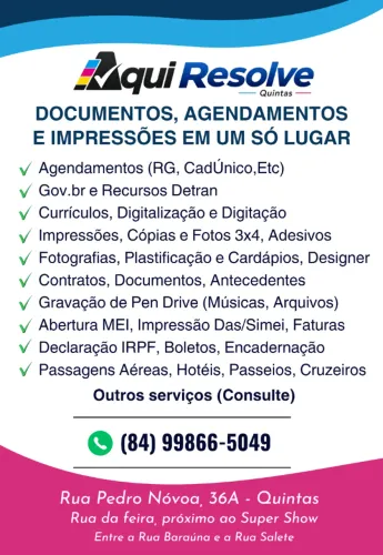 Aqui Resolve - Quintas