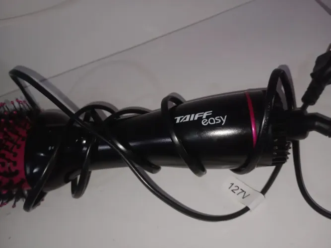 Escova Secadora Taiff Easy Pink 1200W - 3 Níveis de Temperatura