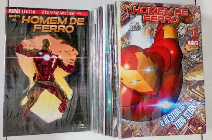 HQs Homen de Ferro 1a Série/Panini Completa