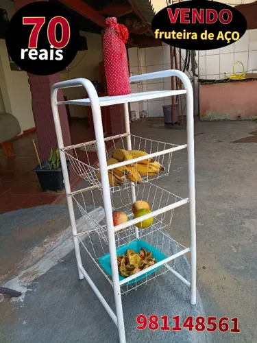 Fruteira de AÇO com 3 ligares