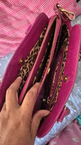 Bolsa Carmen Steffens toda no couro 