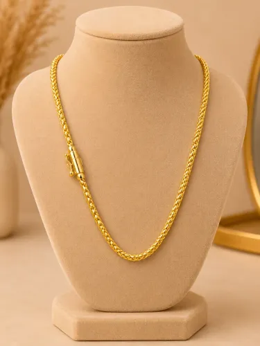 corrente banhada a ouro 18k