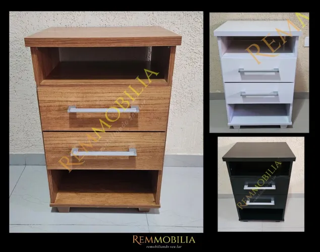 CRIADO MUDO / MESA DE CABECEIRA - NOVO / ENTREGAMOS MONTADO