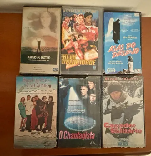 Filmes Originais em VHS (lote 10 fitas) - Leia o Anúncio