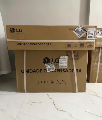 Ar Condicionado Split Hi Wall LG Inverter Smart Voice AI 12.000 Btus Frio 220v R-32
