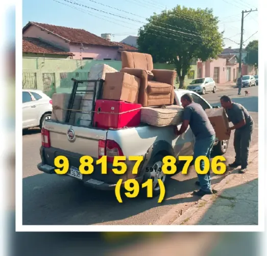 Frete Rápido Barato em Belém e Ananindeua com André (91) 9.8157+8706