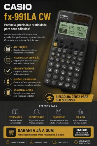 Calculadora Científica Casio fx-991LA CW 