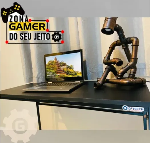 Mesa Gamer Industrial Reforçada NOVA Multiuso para Notebook de Estudo Computador Office