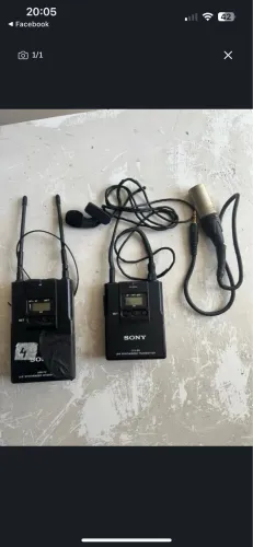 Microfone Lapela Sony