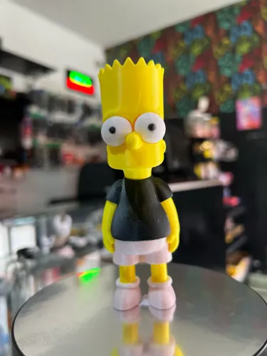 Boneco Action Figure Bart Simpson