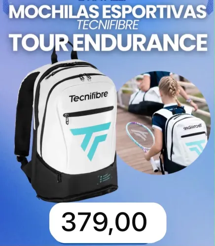Mochila Tecnifibre Tour Endurance (Original) Impermeável . Ideal P/ Tênis e Beach Tennis
