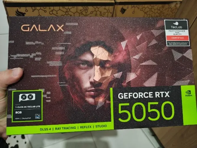 Placa de vídeo Nvidia Rtx 5050 8GB Galax (Nova, Lacrada, NF, 3 anos de garantia)