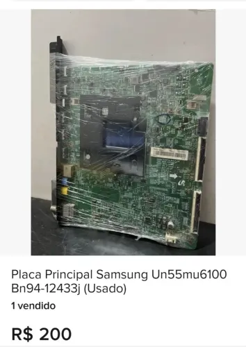 Placa principal da tv samsung de 55 polegadas