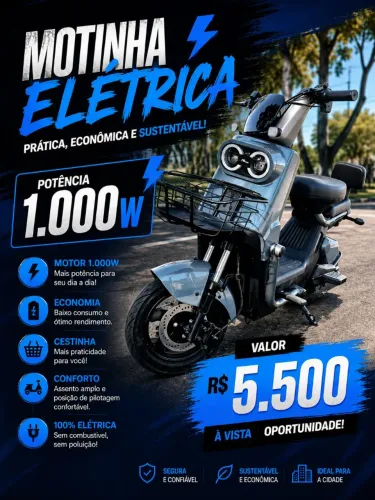 Scooter elétrica (motinha)