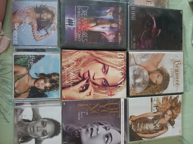 Lote Cds e DVDs Beyoncé
