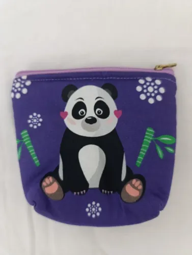 Porta-níquel/moeda estampa Panda