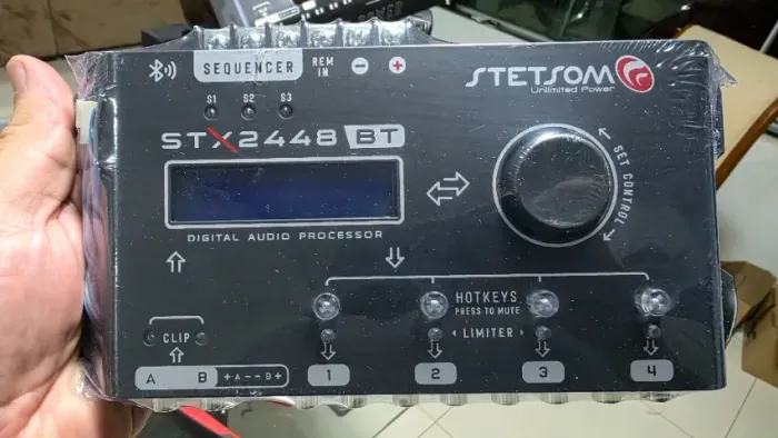 Processador Stx2448bt Stetsom Automotivo Bluetooth