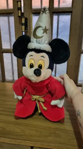 Pelúcia Mickey Fantasia Disney anos 90