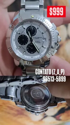 Relógio BAUME & MERCIER GENEVE - MULTIFUNCIONAL ENTREGAMOS 