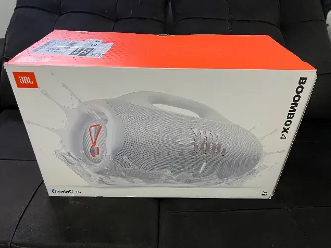 JBL Boombox 4 - Branca Nova Lacrada - Nf Garantia 