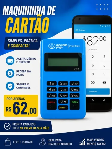 Maquininha pra cartão mercado pago
