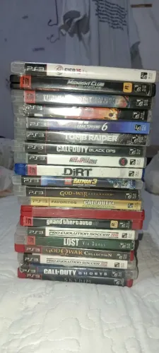 todos pegando 20 jogos ps 3 SKARES god of war GTA IV e muito mais