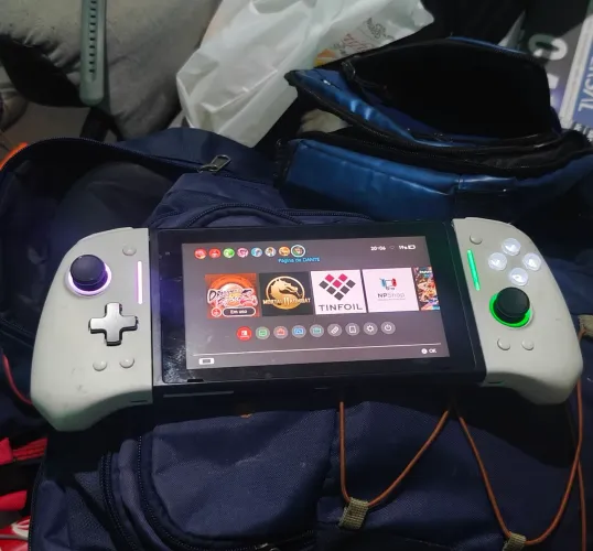Aceito Ofertas Nintendo Swith V1 + Dock + SD 128GB (H4ckeio Acesso a Jogos Grátis)