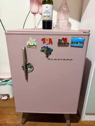 Frigobar Brastemp Rosa Retro
