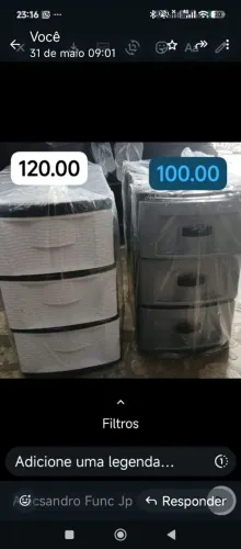 Gaveteiro 3 gavetas