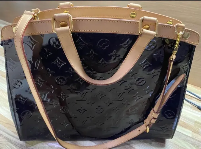 Bolsa Louis Vuitton Tote Monogram Verniz