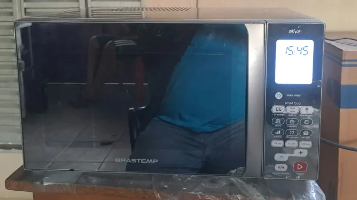 Microondas Brastemp 38l inox