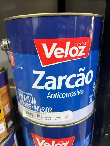 Zarcão anticorrosivo 3 litros