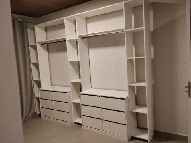 CLOSET CM 12 GAVETAS/MALEIRO/CABIDEIRO MDF NOVO 