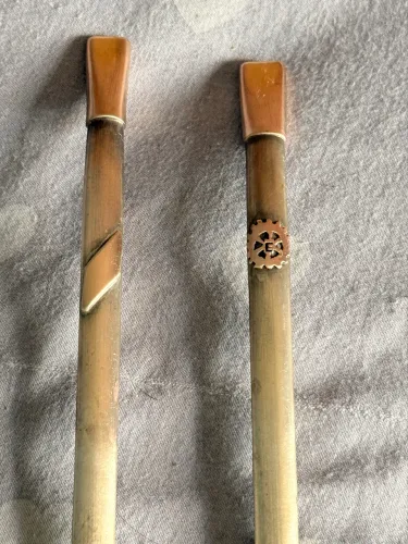 Bombas Chimarrão prata e ouro