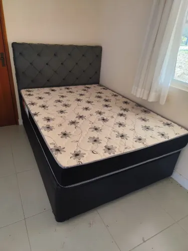 Conjunto casal box e cabeceira