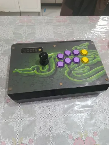 CONTROLE ARCADE RAZER ATROX + ADAPTADOR BROK PRA PS4