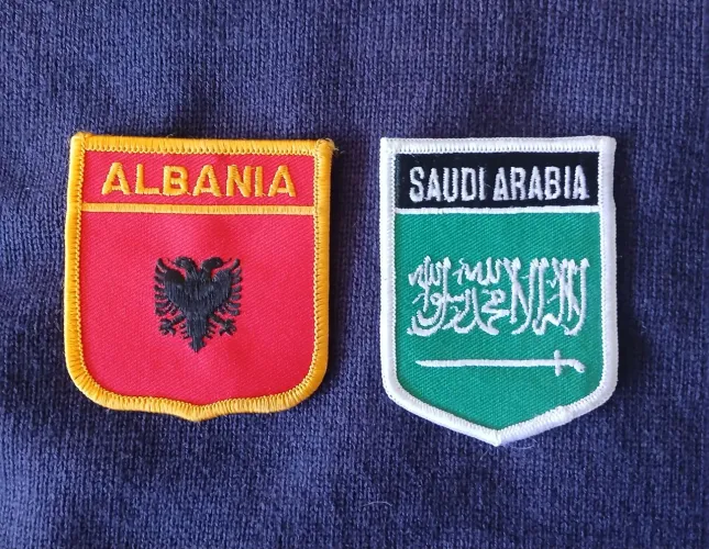 Patch Seleções Albânia e Arábia Saudita