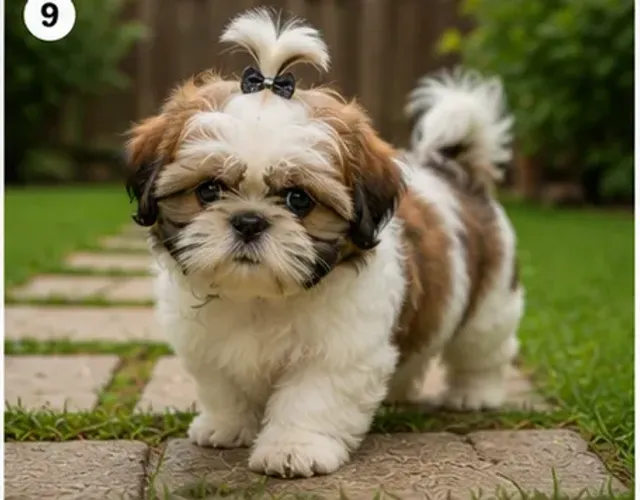 Filhote de cachorro temperamento tranquilo Shih tzu/Shitzu