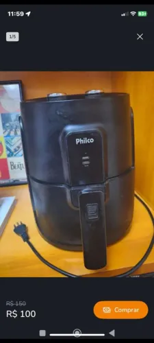 AIR FRYER PHILCO 4,5 EXCEQNTE